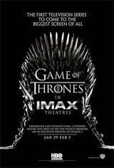 Game of Thrones: The IMAX Experience Affiche de film