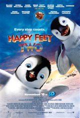 Happy Feet Two 3D Movie Poster