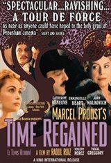 Marcel Proust's Time Regained Movie Poster