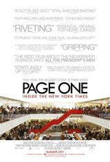 Page One: Inside the New York Times  (v.o.a.) Affiche de film