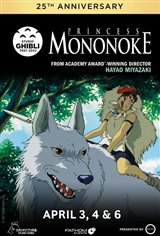 Princess Mononoke 25th Anniversary - Studio Ghibli Fest 2022 Movie Poster