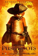 Puss in Boots 3D Movie Poster