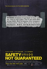Safety Not Guaranteed Affiche de film