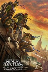 Teenage Mutant Ninja Turtles: Out of the Shadows 3D Movie Poster