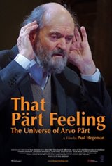That Part Feeling - the Universe of Arvo Part Large Poster