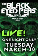 The Black Eyed Peas: The E.N.D. World Tour LIVE Poster