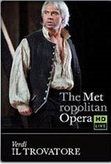 The Metropolitan Opera: Il Trovatore de Verdi Affiche de film