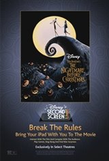 The Nightmare Before Christmas Second Screen Live Poster