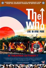The Who: Live in Hyde Park Movie Poster