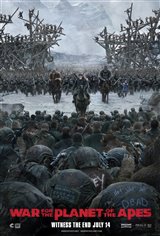 War for the Planet of the Apes Affiche de film