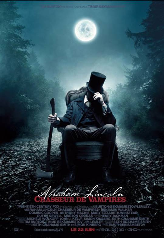 Abraham Lincoln : Chasseur de vampires Large Poster