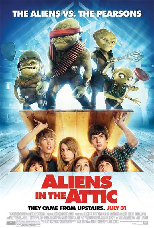 Aliens in the Attic Large Poster