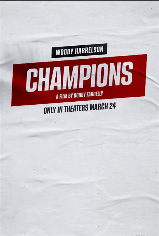 Champions movie large poster.