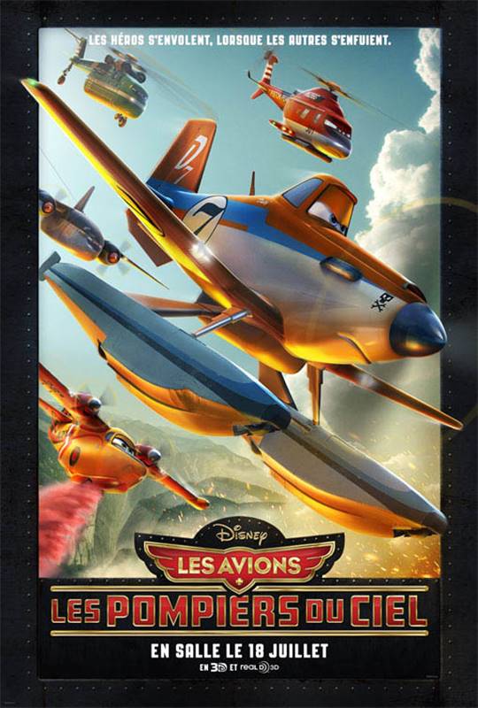 Les avions : Les pompiers du ciel Large Poster