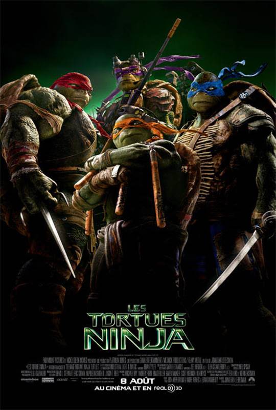 Les Tortues Ninja Large Poster