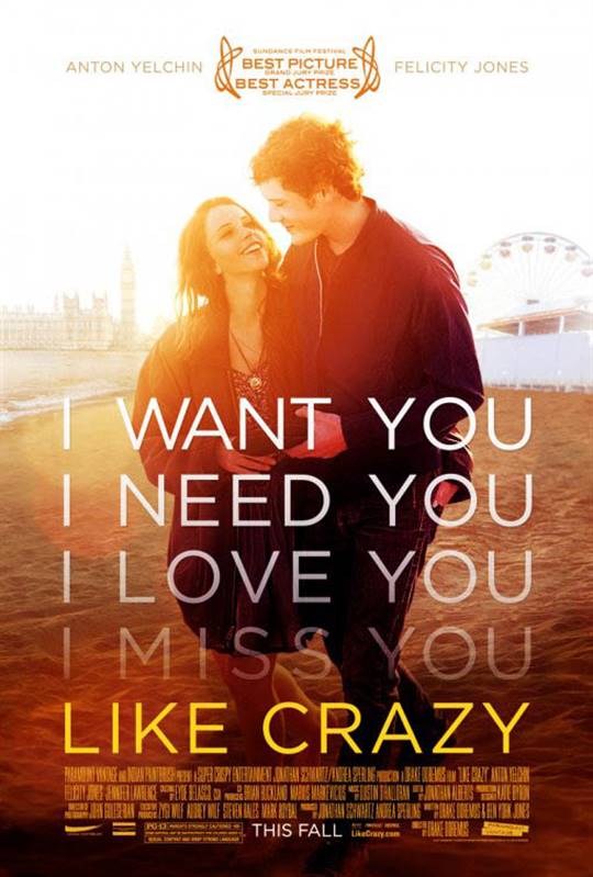 Like Crazy (2011) Large Poster