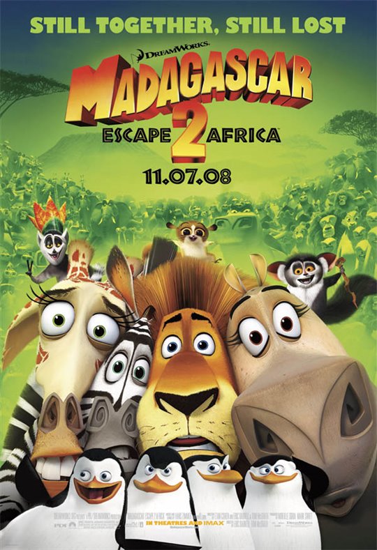 Madagascar 2 : La grande évasion Large Poster