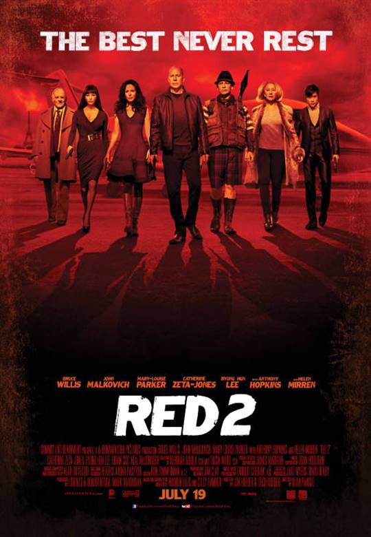 RED 2 Large Poster