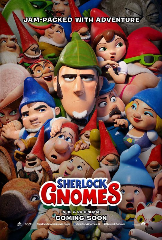 Sherlock Gnomes 3d Poster