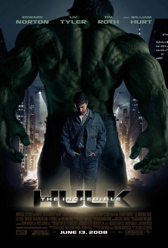 The Incredible Hulk Large Poster