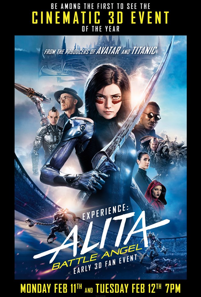 Alita: Battle Angel - Early 3D Fan Event Large Poster