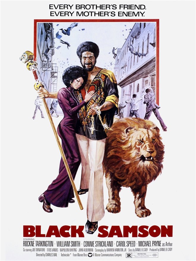 Black Samson Large Poster