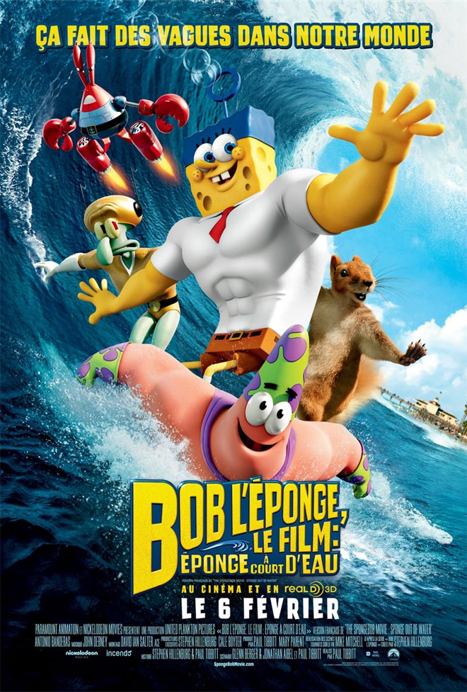 Bob l'éponge, le film : Éponge à court d'eau Large Poster