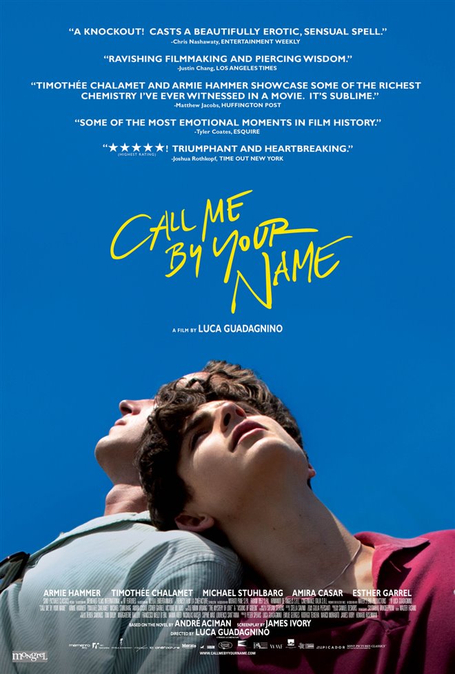 Call Me by Your Name Large Poster