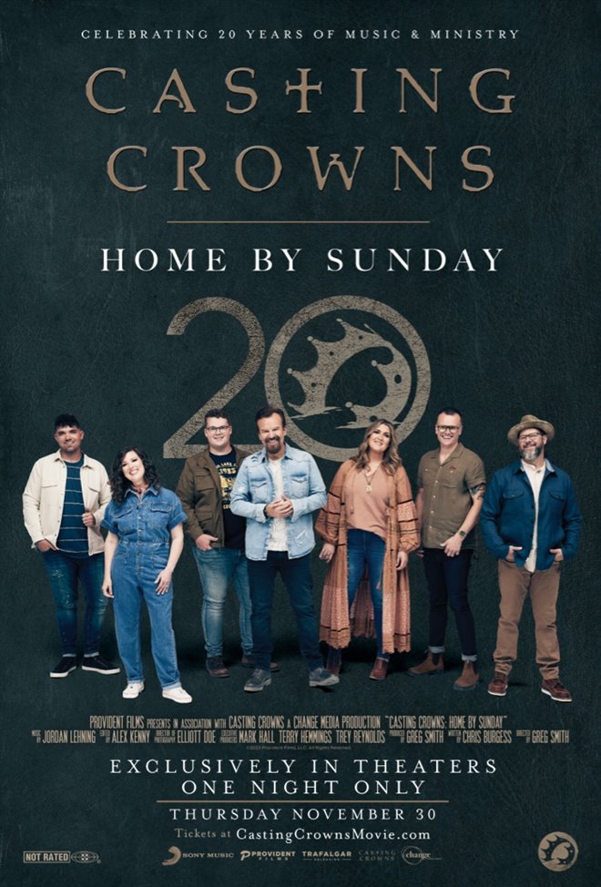 Casting Crowns: Home by Sunday Large Poster