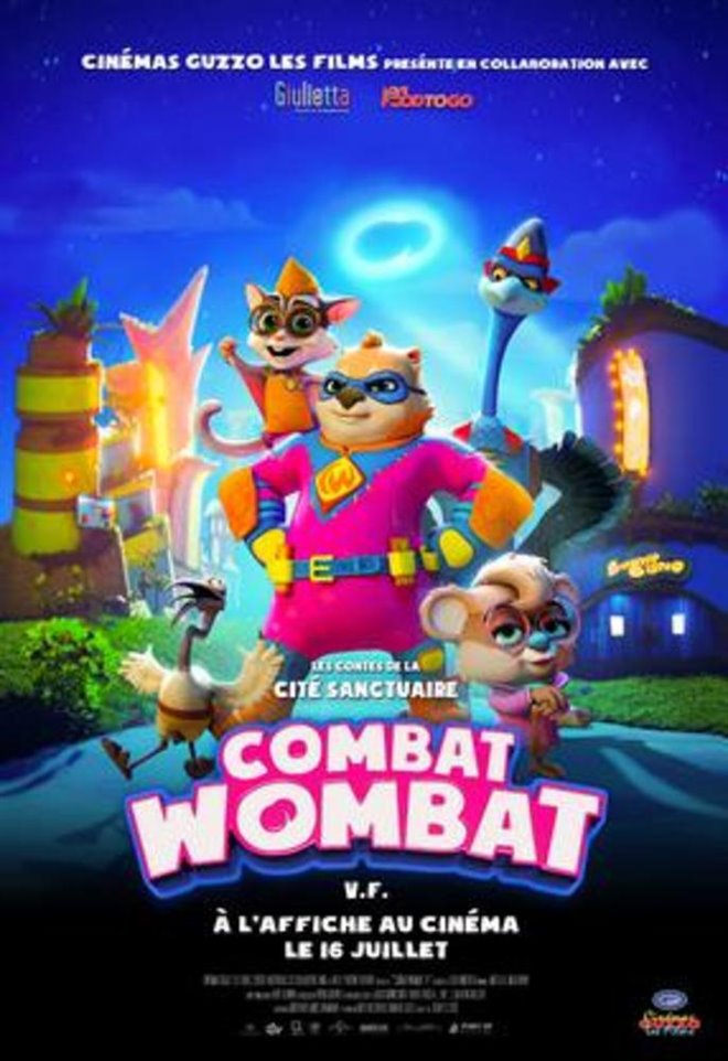 Combat Wombat Large Poster