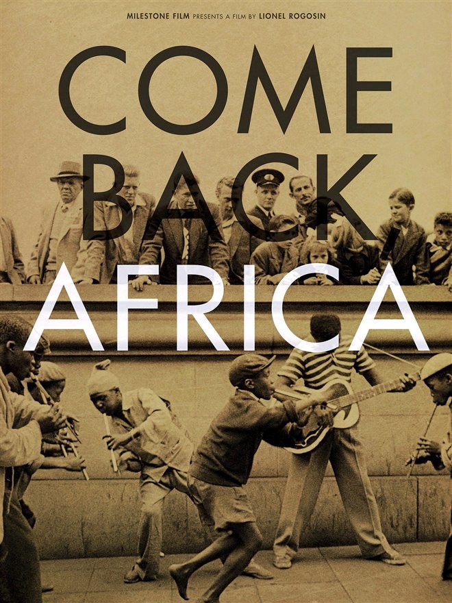 Come Back, Africa Large Poster