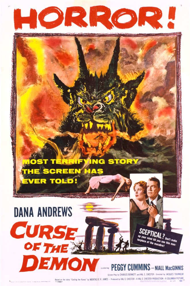 Curse of the Demon (1958) Large Poster