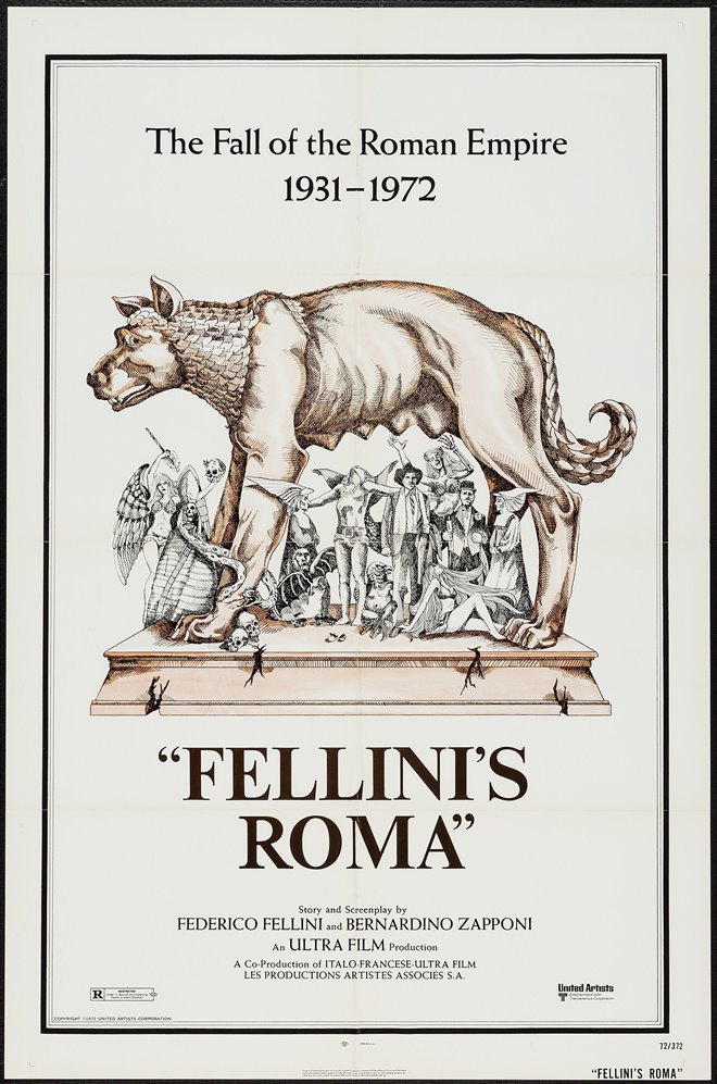 Fellini's Roma Large Poster