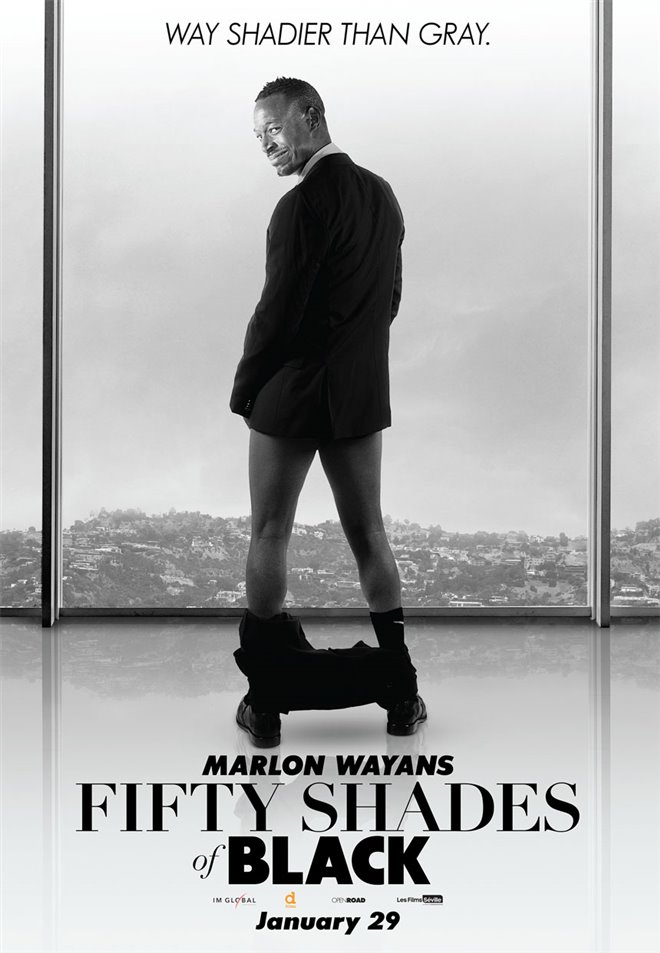 Fifty Shades of Black Large Poster