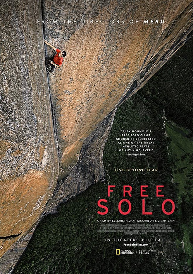 Free Solo Large Poster