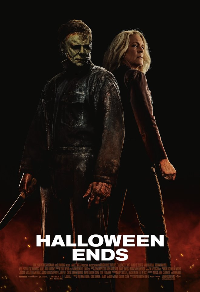 Halloween Ends movie large poster.