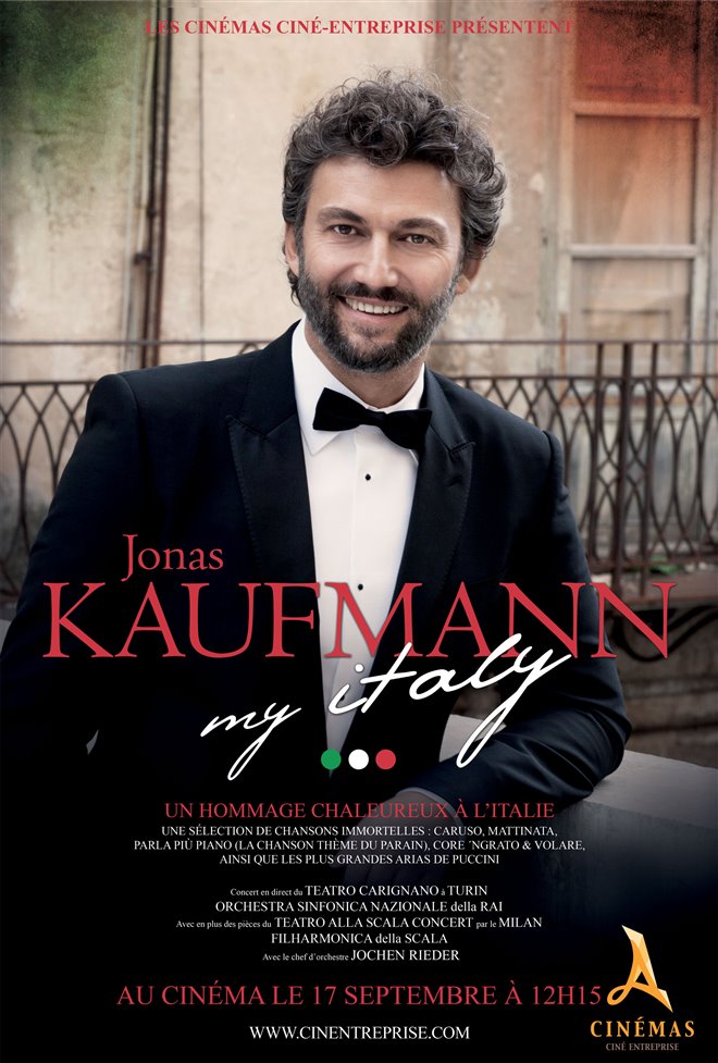 Jonas Kaufmann : My Italy Large Poster