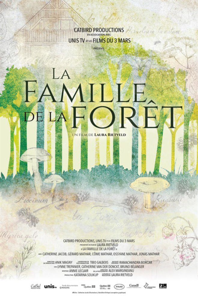 La famille de la forêt Large Poster