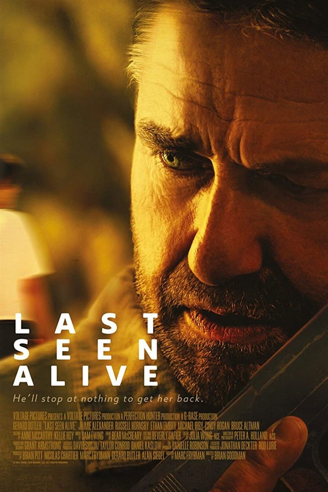 Last Seen Alive Large Poster
