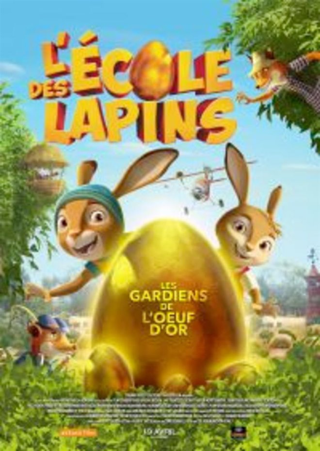 L'école des lapins : Les gardiens de l'oeuf d'or Large Poster