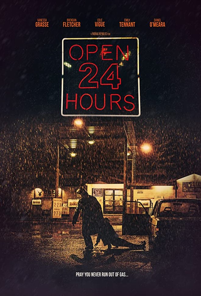 Open 24 Hours Large Poster