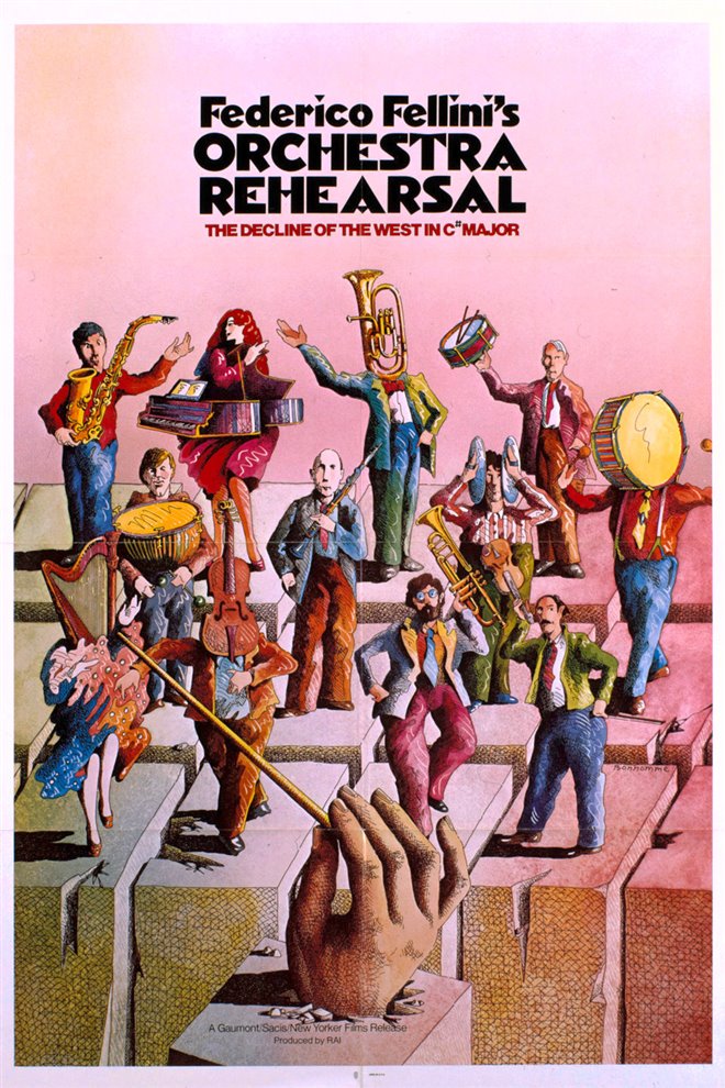Orchestra Rehearsal Large Poster