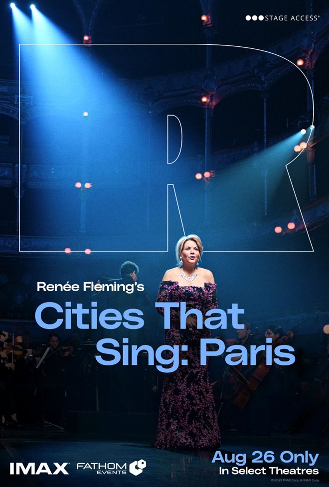 Renée Fleming's Cities That Sing: Paris Large Poster