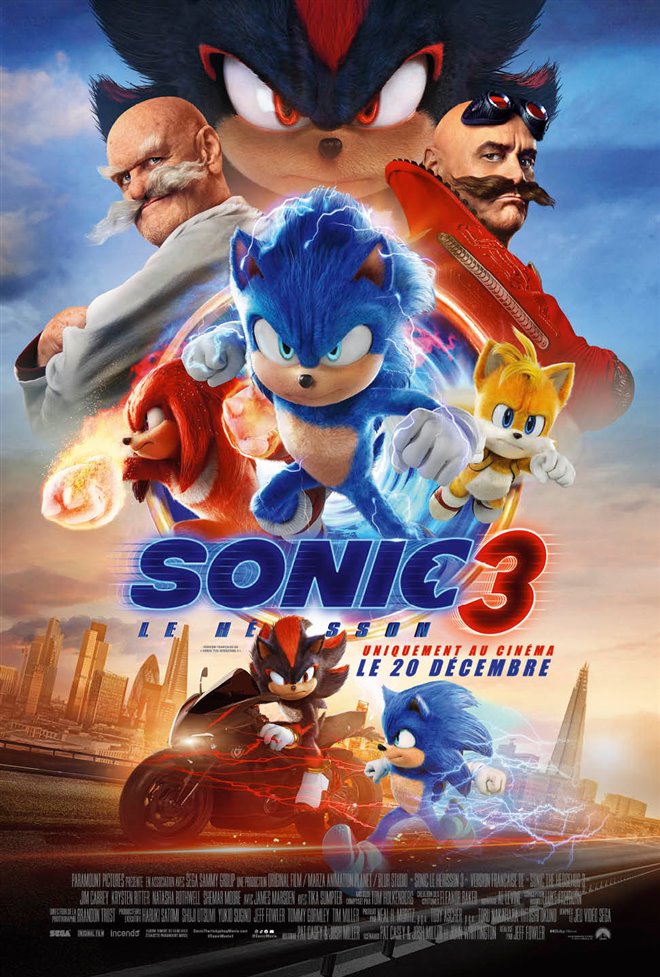 Sonic le hérisson 3 Large Poster