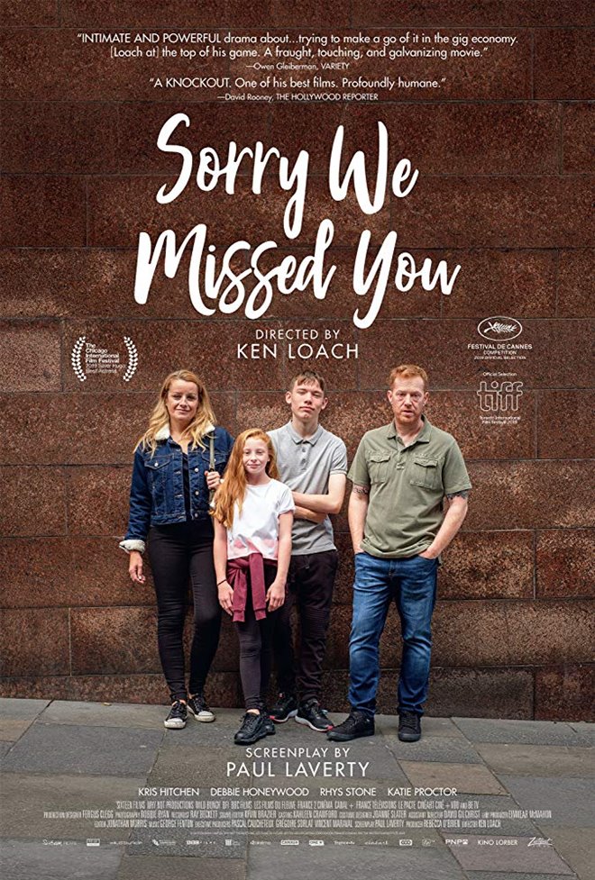 Sorry We Missed You Large Poster