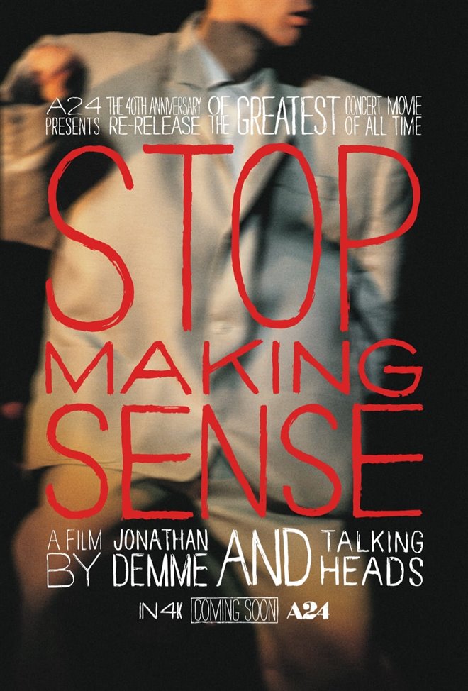 Stop Making Sense: The IMAX Experience Large Poster