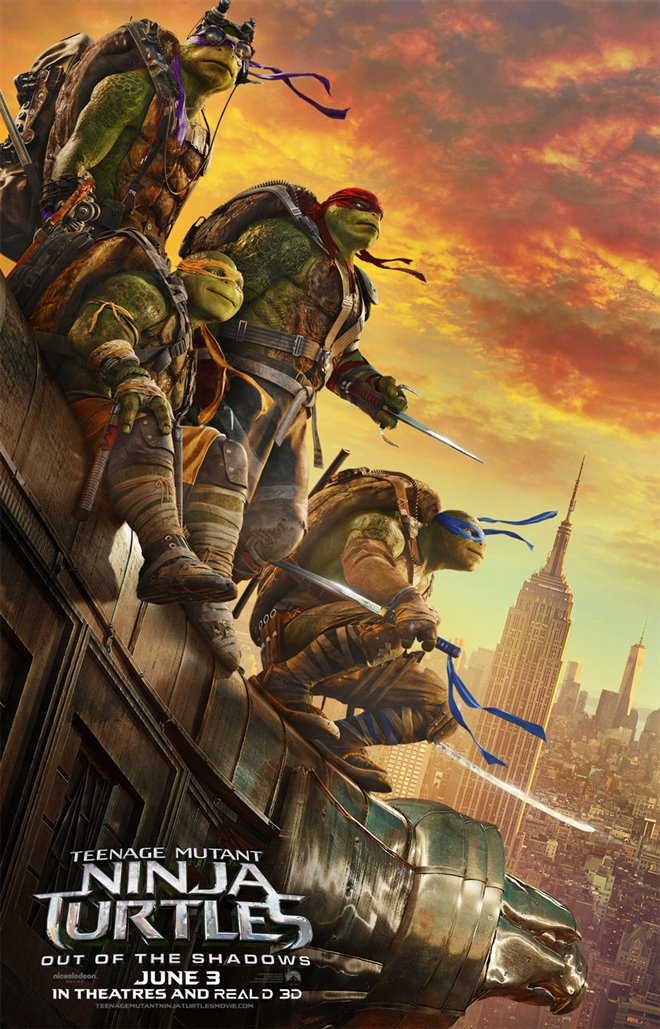 Teenage Mutant Ninja Turtles: Out of the Shadows Large Poster