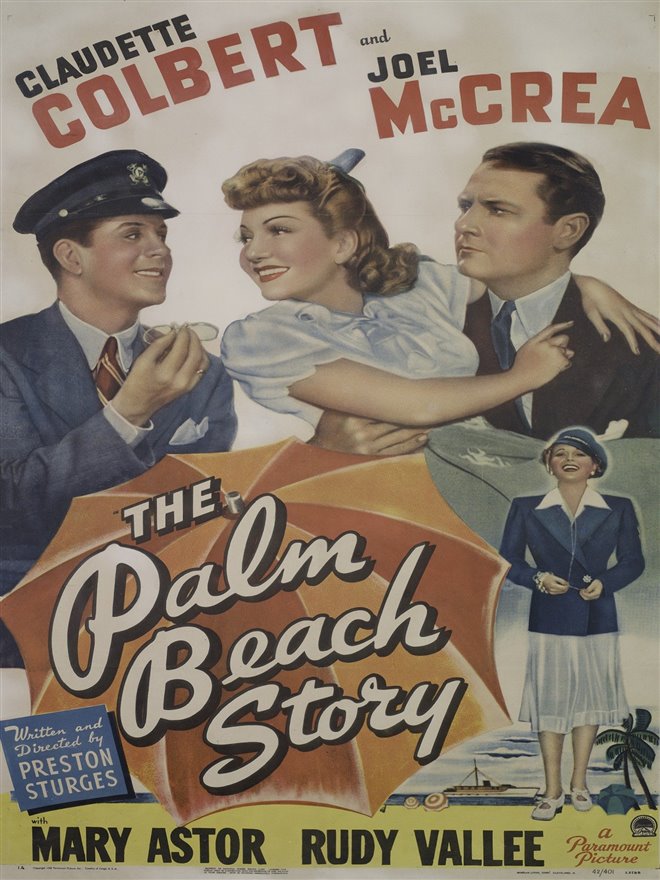 The Palm Beach Story Large Poster