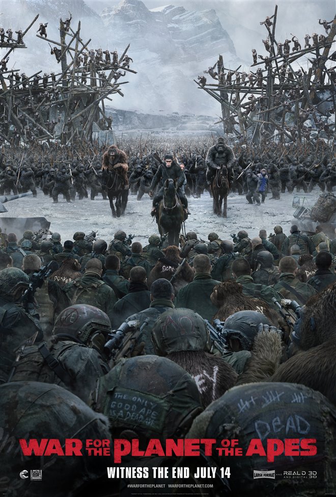War for the Planet of the Apes Large Poster