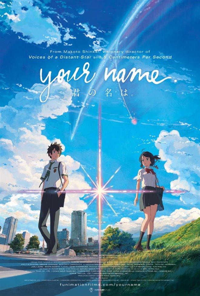 Your Name. (Dubbed) Large Poster